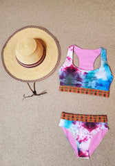 Tie Dye Kente Bikini Bottom