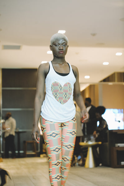 "I Heart Kente" Women's tank top
