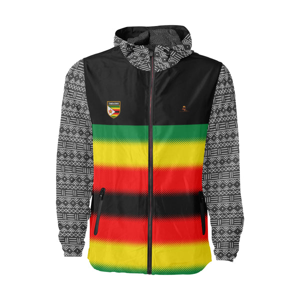 Zimbabwe Windbreaker All Over Print Windbreaker for Men (Model H23)