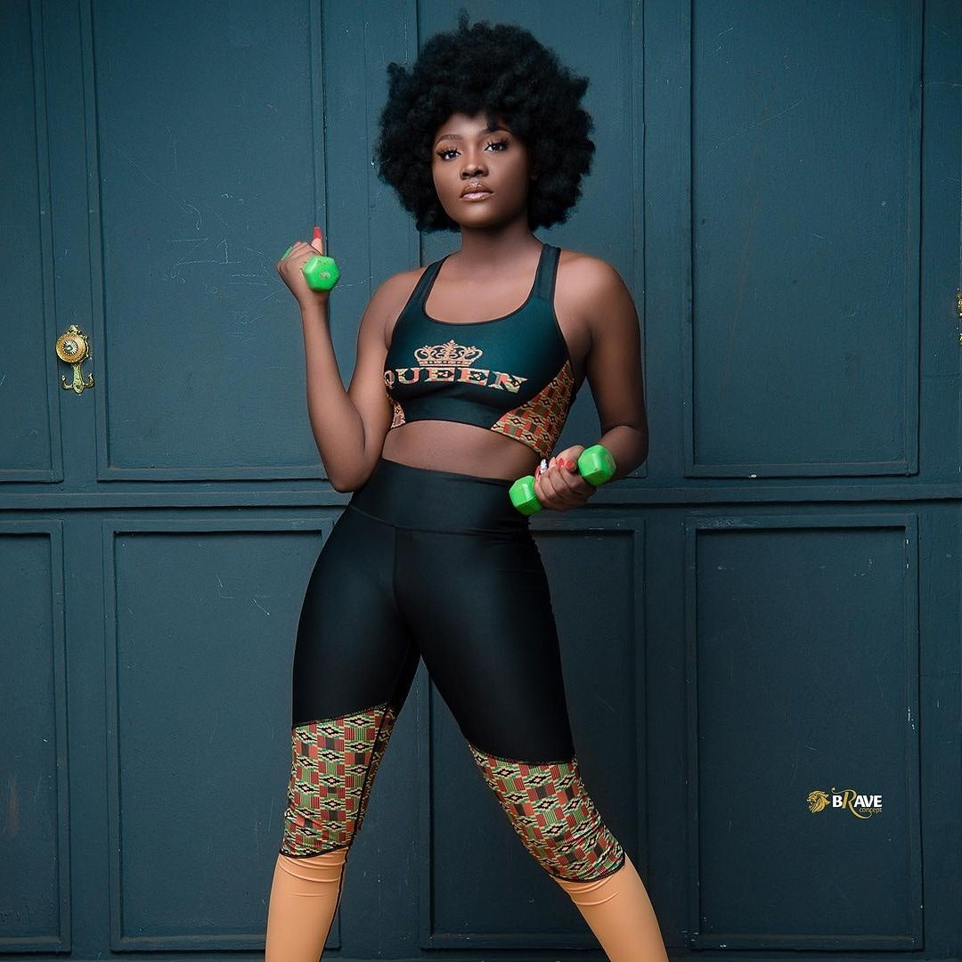 African print hotsell gym wear