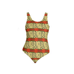 Kente Fusion One-Piece Swimsuit/Bodysuit