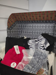 The Culture Box - Unisex Black & White Kente
