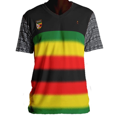 Zimbabwe Mud Cloth Sleeves Jersey