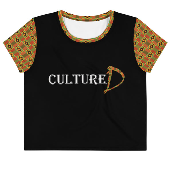 CultureD Kente Crop Tee