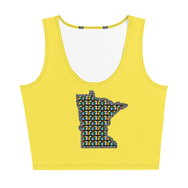 Minnesota Zulu Beads & Mud Cloth Crop Top