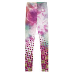 Tie & Dye Ankara Print Youth Leggings