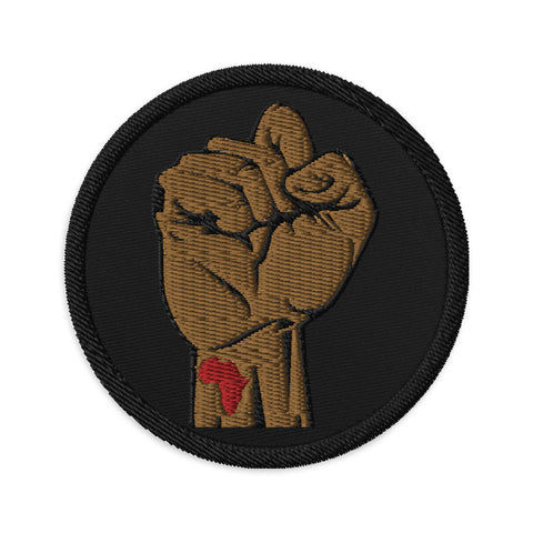 Fist Up Embroidered patch
