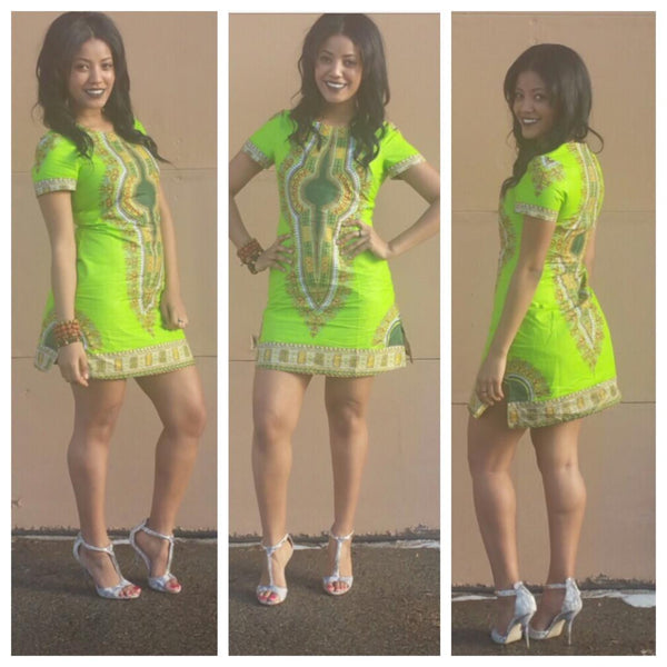 Dashiki African Print Dress