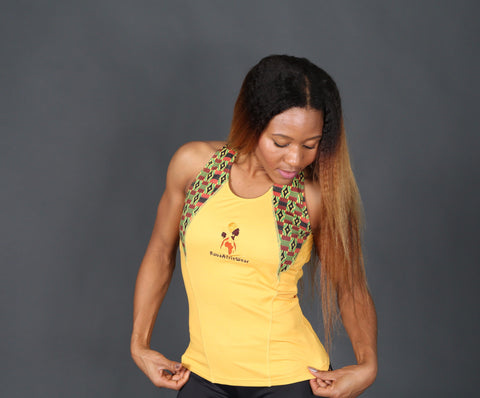 Women active wear Kente top