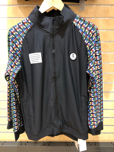 DNA Unisex Track Jacket (Zulu Beads Print)