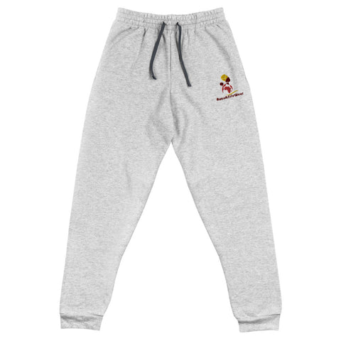 RuvaAfricWear Logo Embroidery Unisex Joggers