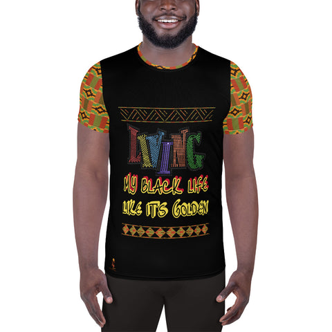 Living My Black Life Like It's Golden Men's Jersey