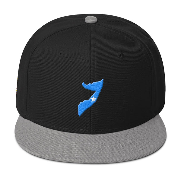 Map of Somalia Snapback Hat