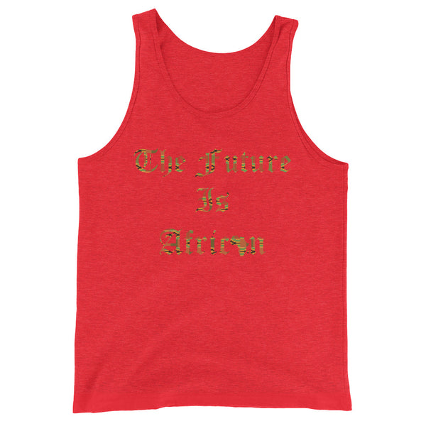 The Future is African Kente Print Unisex  Tank Top