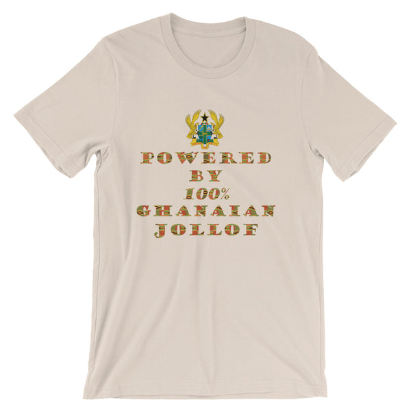 Powered by Ghanaian Jollof Unisex T-Shirt