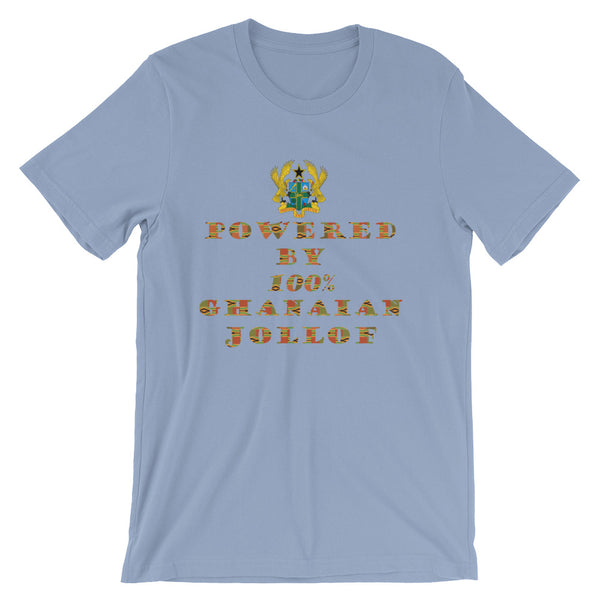 Powered by Ghanaian Jollof Unisex T-Shirt