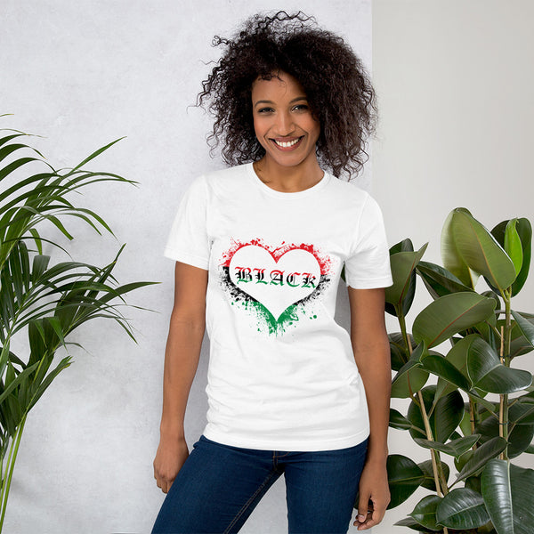 Black Love Short-Sleeve Unisex T-Shirt