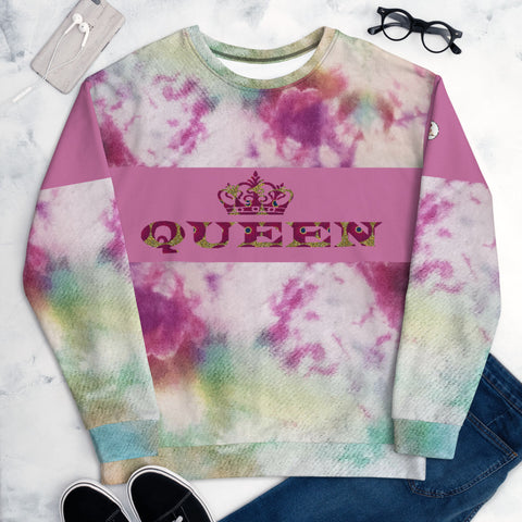 Queen Ankara Tie & Dye Sweatshirt