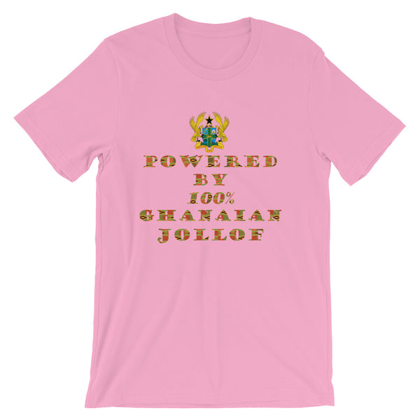 Powered by Ghanaian Jollof Unisex T-Shirt