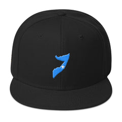 Map of Somalia Snapback Hat