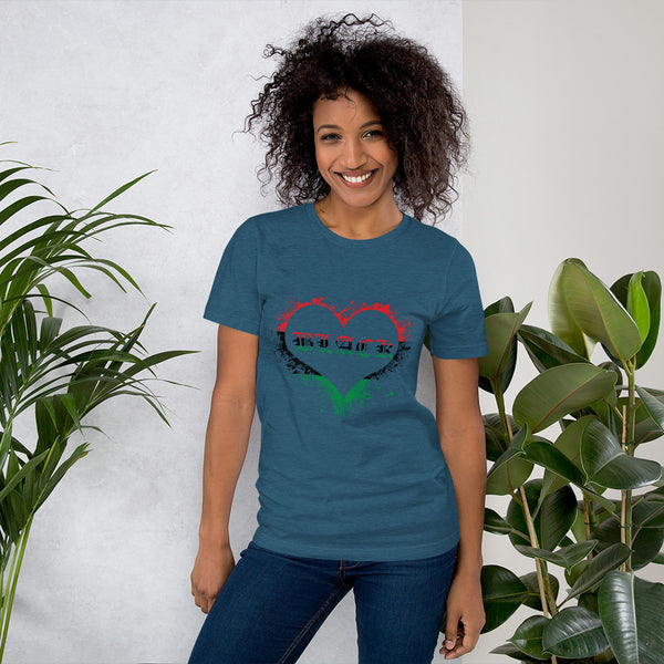 Black Love Short-Sleeve Unisex T-Shirt