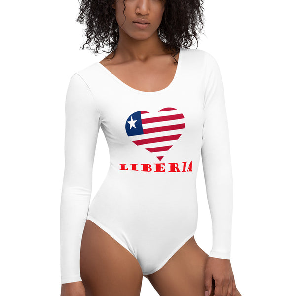 Love Liberia Long Sleeve Bodysuit