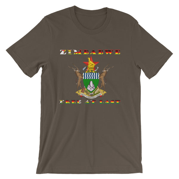 Zimbabwe Free At Last Unisex T-Shirt