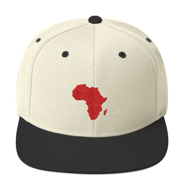 African Map Snapback Hat