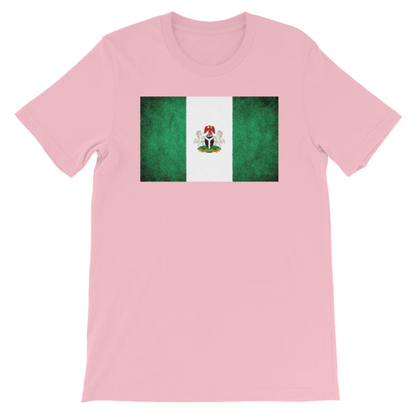 Nigerian Flag with Coat of Arms Short-Sleeve Unisex T-Shirt