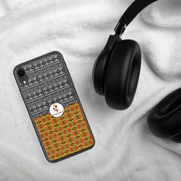 RuvaAfricWear Kente and Mud Cloth iPhone Case
