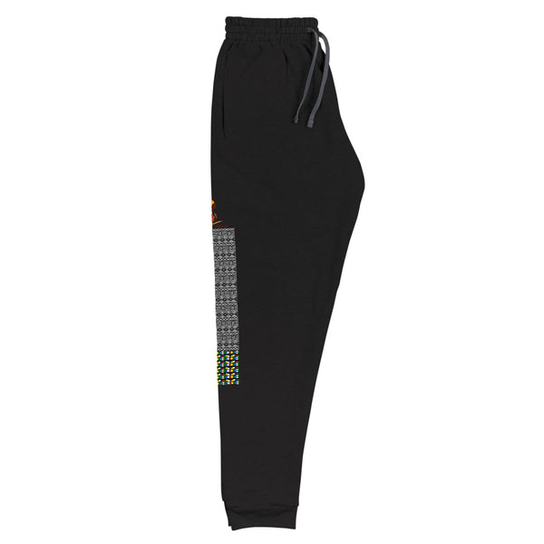 RuvaAfricWear Mud Cloth & Zulu Print Unisex Joggers