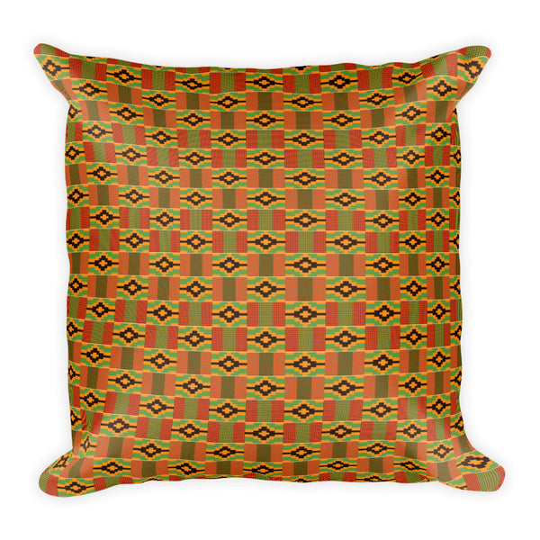 RuvaAfricWear Logo Square Pillow
