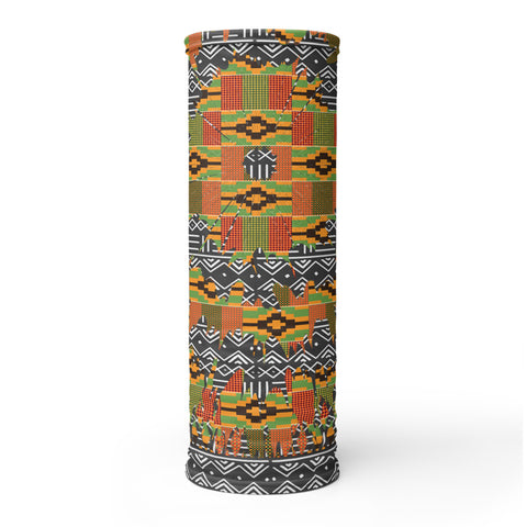 Kente and Mud Cloth Fusion Neck gaiter