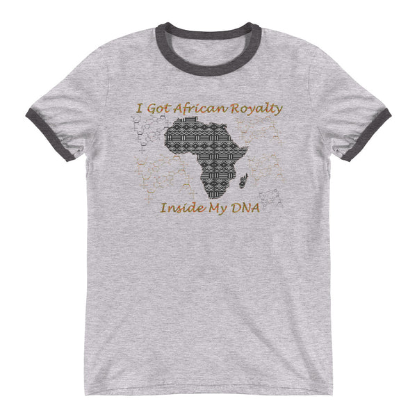 African Royalty DNA Ringer T-Shirt