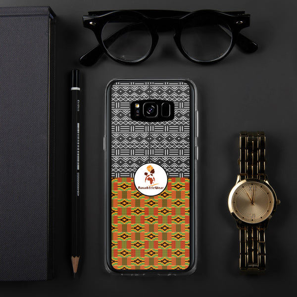 RuvaAfricWear Kente & Mud Cloth Samsung Case