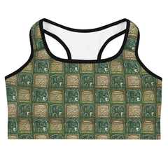 Ndlovu (Elephant) Print Sports bra