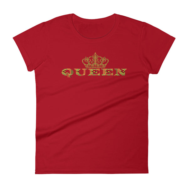 Queen Kente Print Women's short sleeve t-shirt