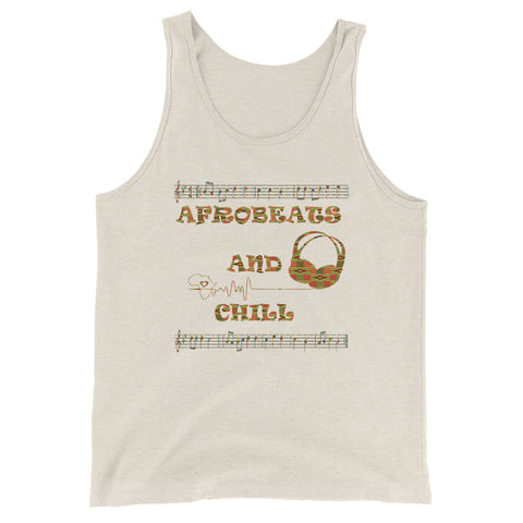Afrobeats and Chill Unisex  Tank Top
