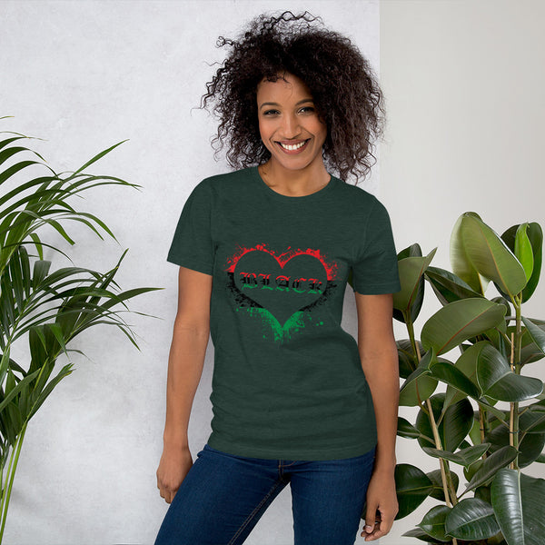 Black Love Short-Sleeve Unisex T-Shirt