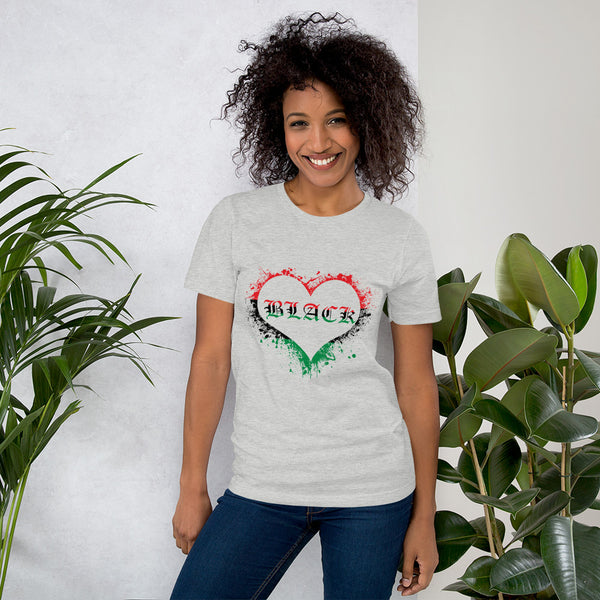 Black Love Short-Sleeve Unisex T-Shirt