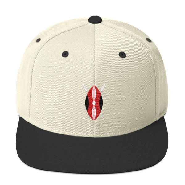 Kenyan Shield Snapback Hat