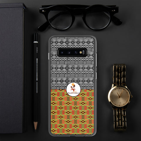 RuvaAfricWear Kente & Mud Cloth Samsung Case