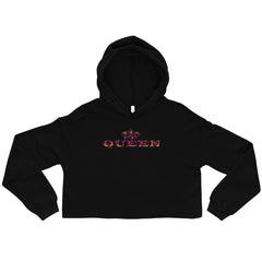 Ankara Queen Crop Hoodie