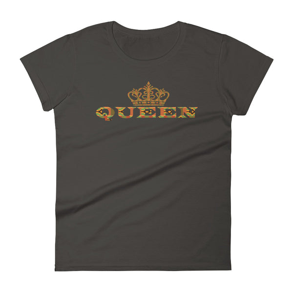 Queen Kente Print Women's short sleeve t-shirt