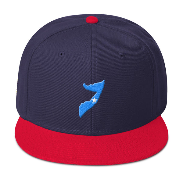 Map of Somalia Snapback Hat