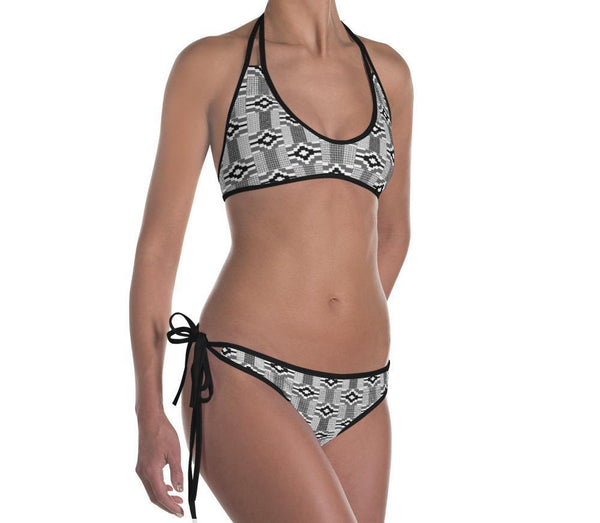 Kente Print Reversible Bikini