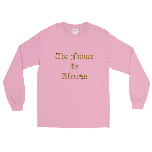 The Future is African Kente Print Long Sleeve T-Shirt