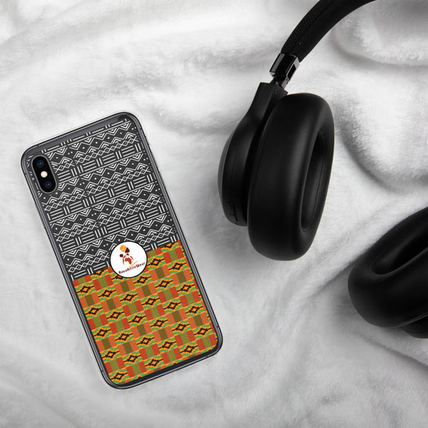 RuvaAfricWear Kente and Mud Cloth iPhone Case
