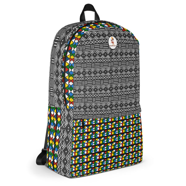 Zulu and Mud Cloth Fusion Backpack
