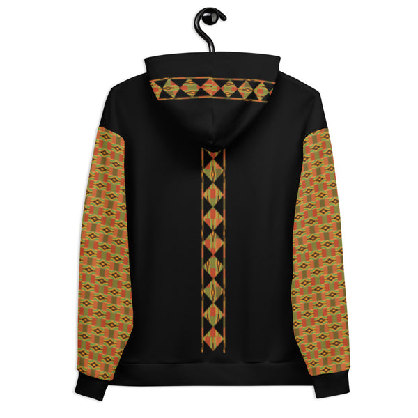 Living My Black Life Like It's Golden Kente Unisex Hoodie